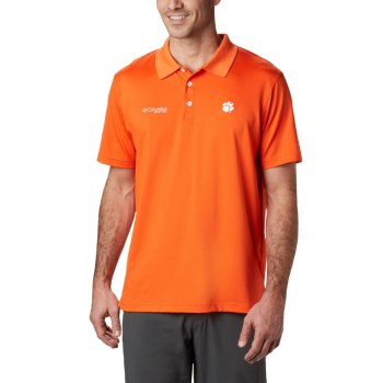 Columbia Polo Heren, Collegiate Skiff Cast - Clemson Oranje, 57UEZJPWX